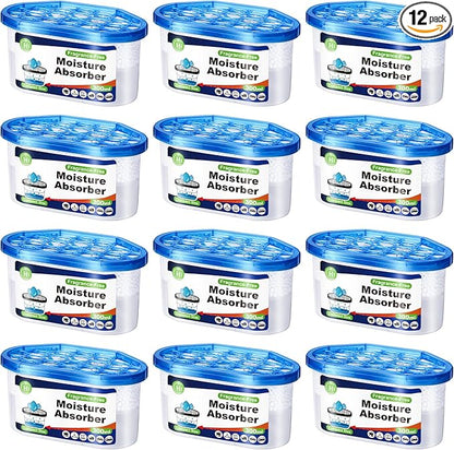CHMI Moisture Absorbers 12 Pack， Attract and Trap Excess Moisture from Your by CHMI