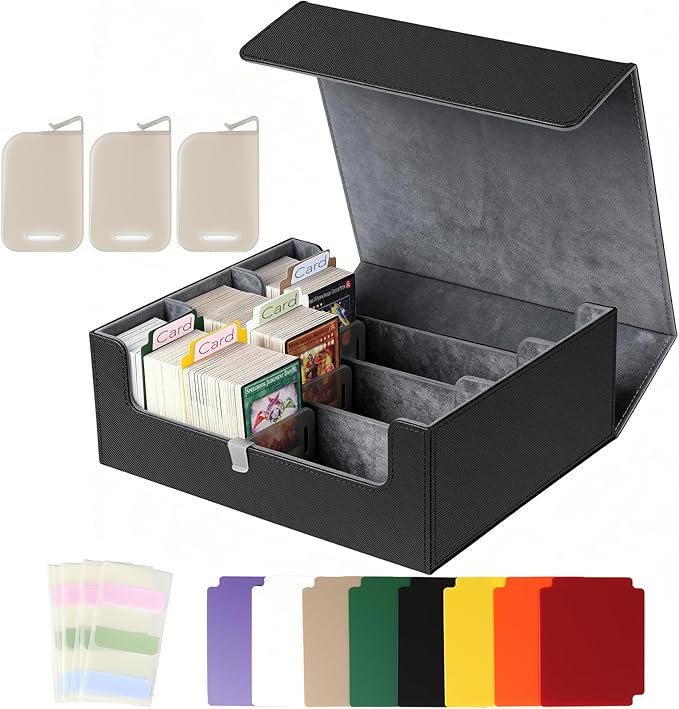 Shintop Card Storage Box for 1800+ Trading Cards, Deck Organizer Case by Shintop