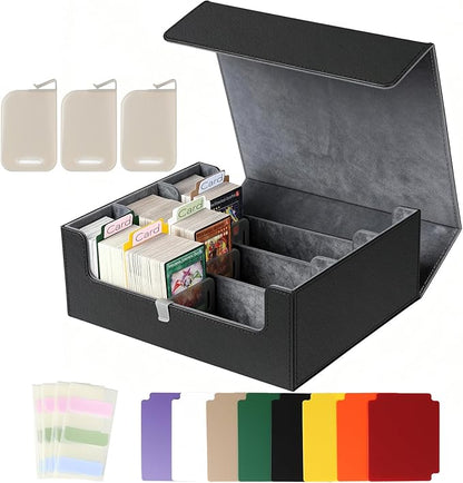 Shintop Card Storage Box for 1800+ Trading Cards, Deck Organizer Case by Shintop