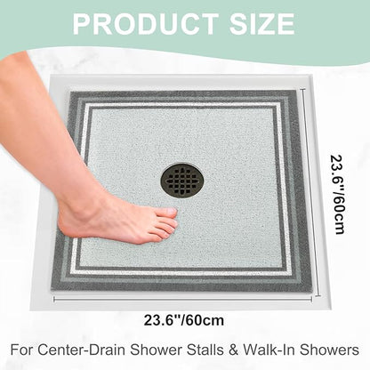 Square Shower Mat Non Slip: 24x24 Inch Extra Large Shower Mats - Image 7