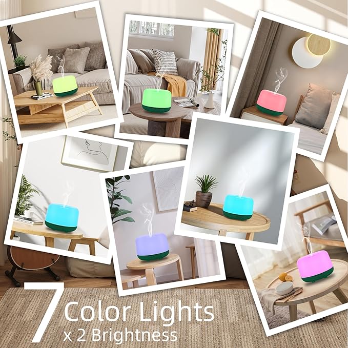 300ML Aromatherapy Diffuser for Home, Quiet Diffuser for Essential Oils - Image 2