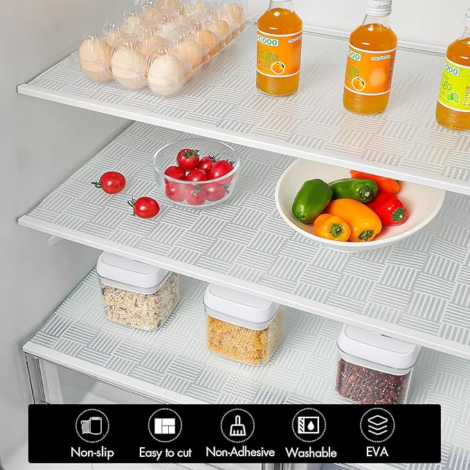Cooyes Shelf and Drawer Liner for Kitchen Cabinets – Non-Adhesive, Waterproof - Image 8
