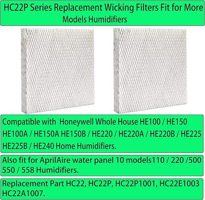 HC22P Replacement Wick Filters for Honeywell Home HE100 HE150 HE220 HE225 HE240 - Image 3
