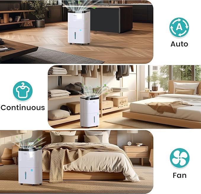 Kesnos 150 Pints 2025 Energy Star Dehumidifier - Image 7
