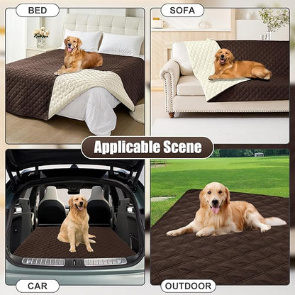 Smiry Waterproof Dog Bed Cover Pet Blanket, Soft Washable Dog Blanket - Image 7