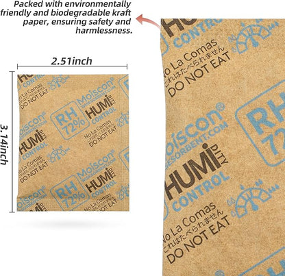 72% Two-Way Humidity Control Packs- 8 Gram Moisture Absorbers - Image 3