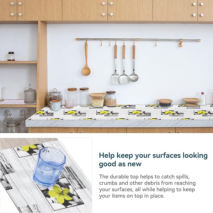 Non Adhesive Shelf Liner 18" W x 192" L Pantry Liner - Image 4