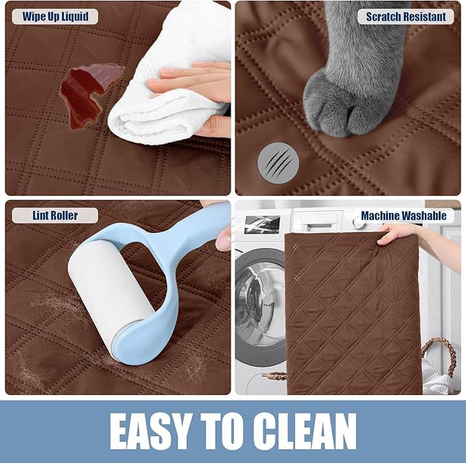 Smiry Waterproof Dog Bed Cover Pet Blanket, Soft Washable Dog Blanket - Image 5
