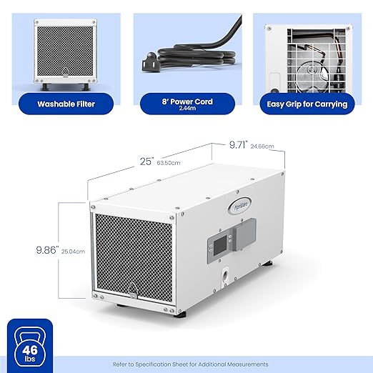 AprilAire E050 Dehumidifier – Compact, 50 PPD - Image 14