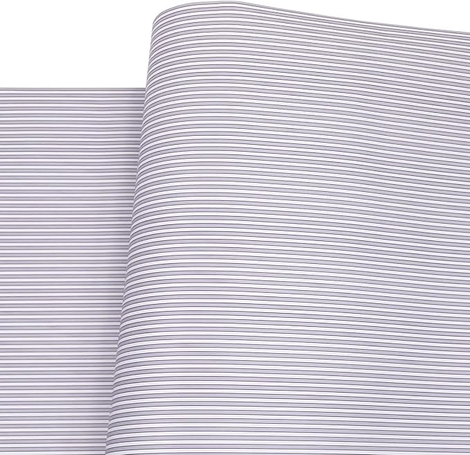 Yifely Blue White Stripes Shelf Liner Drawer Units Decor Sticker Self-Adhesive - Image 10