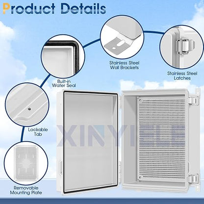 Waterproof Outdoor Project ABS Plastic Junction Box IP67 Weatherproof Dustproof - Image 3