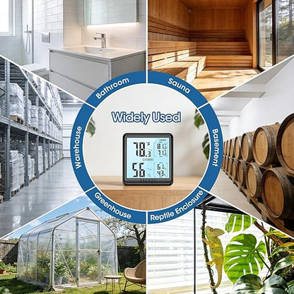 DOQAUS Room Thermometer Hygrometer, Digital Indoor Thermometer - Image 9