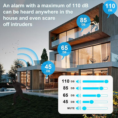 SanJie Door Sensor Chime for Door Opens, Business/Home/Office/Store, 500 FT - Image 6