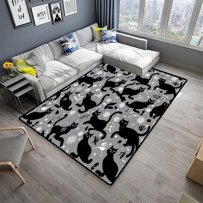 Pile Carpet, Printed Patterns, Foldable Area Rugs, Fade Resistant, Flame - Image 2