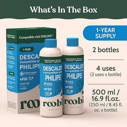 Roobi Philips Compatible Descaling Solution & Cleaner. Specially Formulated - Image 4