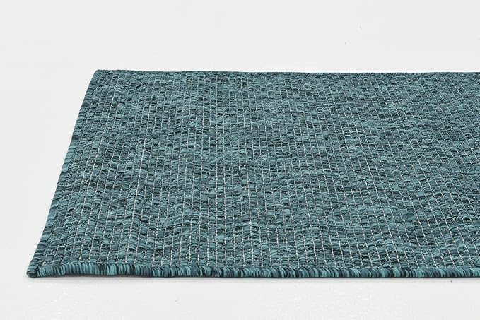 Unique Loom Collection Casual Transitional Solid Heathered Indoor/Outdoor - Image 6