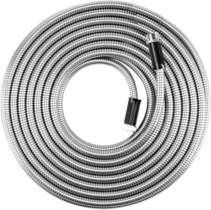 Beaulife Metal Garden Hose 75 FT Flexible No Kink Lightweight RV Drinking 304 by Beaulife