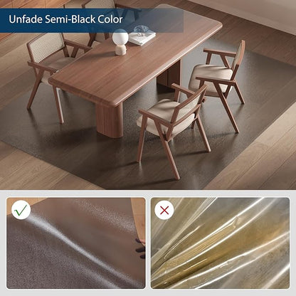 Floor Mats for Home, Waterproof Non-Slip Hard Floor Living Room Rug, PVC - Image 5