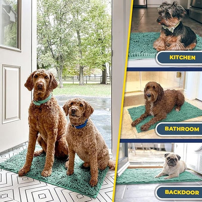 Muddy Mat® Pack of 3 Highly Absorbent Microfiber Dog Door Mat and Pet Rug - Image 7