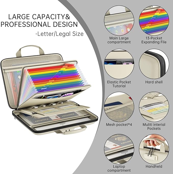 Fireproof File Organizer, Fireproof Document Box - Image 4