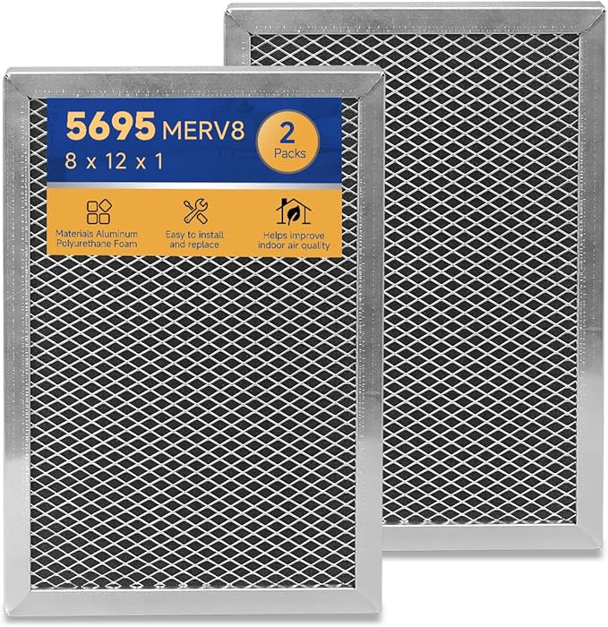 5695 Dehumidifier Filter MERV 8 Washable 8 x 11.7 x1 Compatible by Unknown