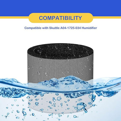 2 Pack A04-1725-034 Humidifier Evaporator Pad Filter Replacement Compatible - Image 5