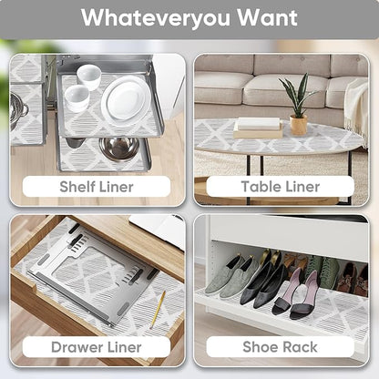 Shelf Liners Cabinet Liner Drawer Liner 12in X 13ft Non Adhesive Non-Slip Easy - Image 5