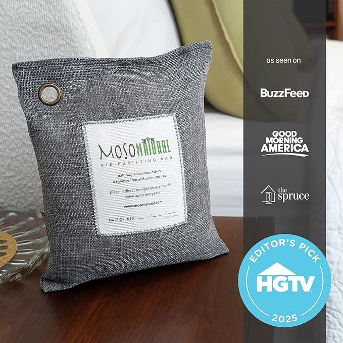 Moso Natural Air Purifying Bag 500g Premium Bamboo Charcoal Odor Absorber - Image 6