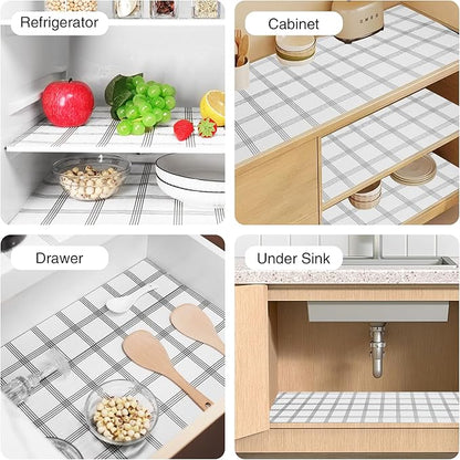Drawer and Shelf Liner for Kitchen Cabinet, Non-Adhesive Cabinet Liner 24in x - Image 8