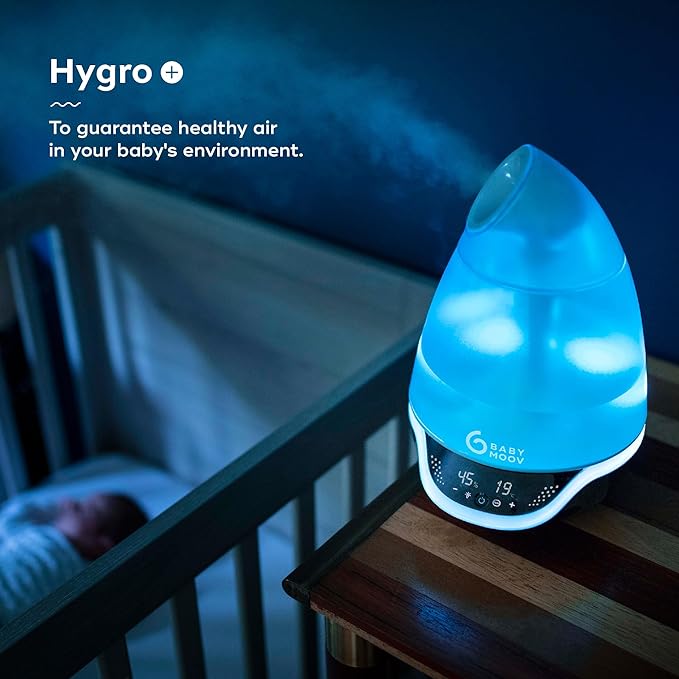 Babymoov Hygro Plus Cool Mist Humidifier 3-in-1 Humidity Control - Image 2