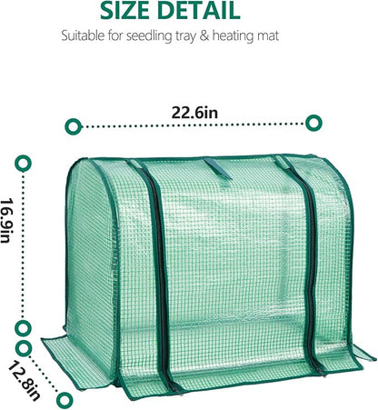 Mini Greenhouse Indoor, Tabletop Garden Nursery Plant Cover Tent Humidity Domes - Image 4