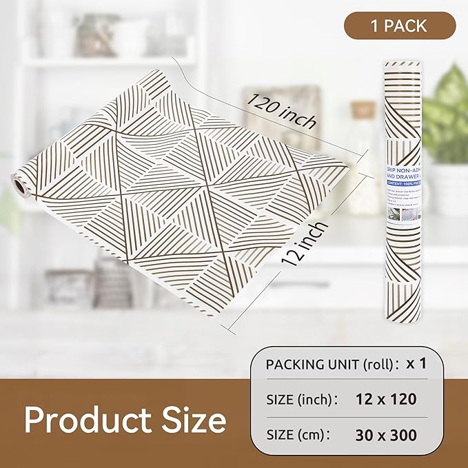 FIFTY FEET 12"x120" Non-Adhesive Shelf Liner - Image 5