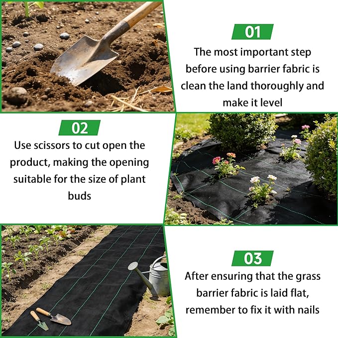 Weed Barrier Fabric Planting Cover - Image 7