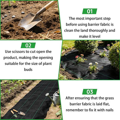 Weed Barrier Fabric Planting Cover - Image 7