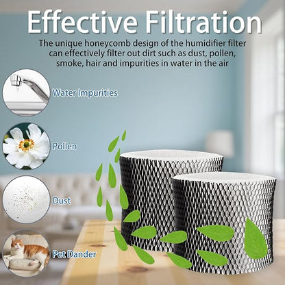 4 Pack HWF64 BWF64 Replacement Humidifier Wick Filter B | Compatible - Image 5