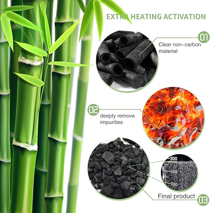 12 Pack Bamboo Charcoal Air Purifying Bag, Activated Charcoal Bags Odor Absorber - Image 3
