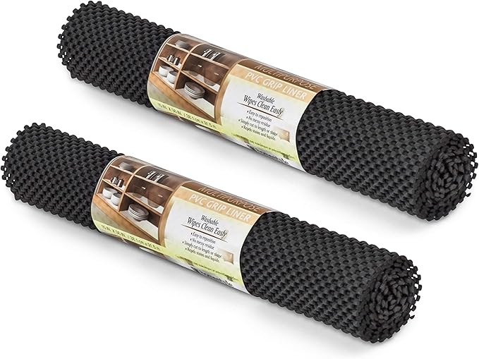 SteadMax Shelf Liner, 15 inches x 6 feet Total, Non-Slip Ultra-Grip Mats by Steadmax