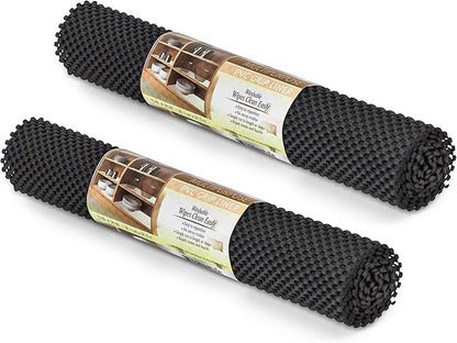 SteadMax Shelf Liner, 15 inches x 6 feet Total, Non-Slip Ultra-Grip Mats by Steadmax