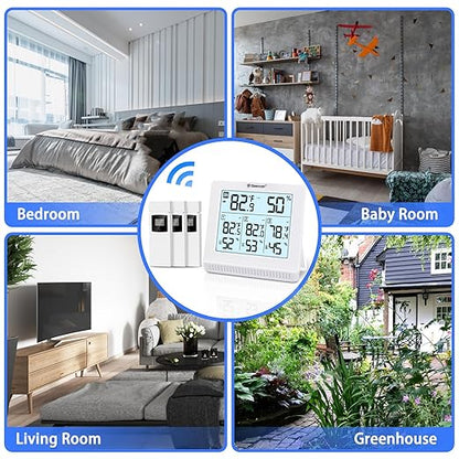 Geevon Indoor Outdoor Thermometer Wireless - Image 9