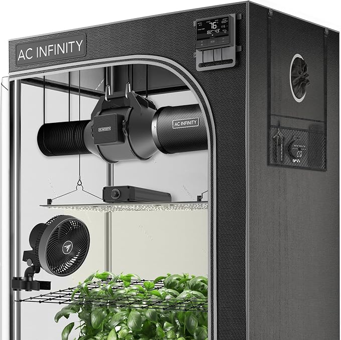 AC Infinity Advance Grow System 2x4, 2-Plant Kit, WiFi-Integrated Grow Tent Kit by ACInfinity