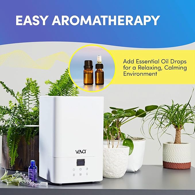 VEVA Humidifiers for Bedroom Large Room 4.5L, Cool Mist Water Vaporizer - Image 5