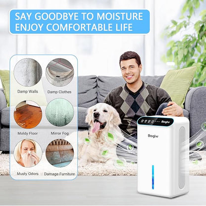 Dehumidifier for Home, 85 OZ Water Tank, Small Dehumidifiers for Bathroom - Image 7