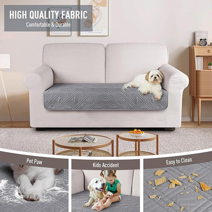TAOCOCO 100% Waterproof Sofa Cushion Cover Reversible Couch Seat Cover - Image 4