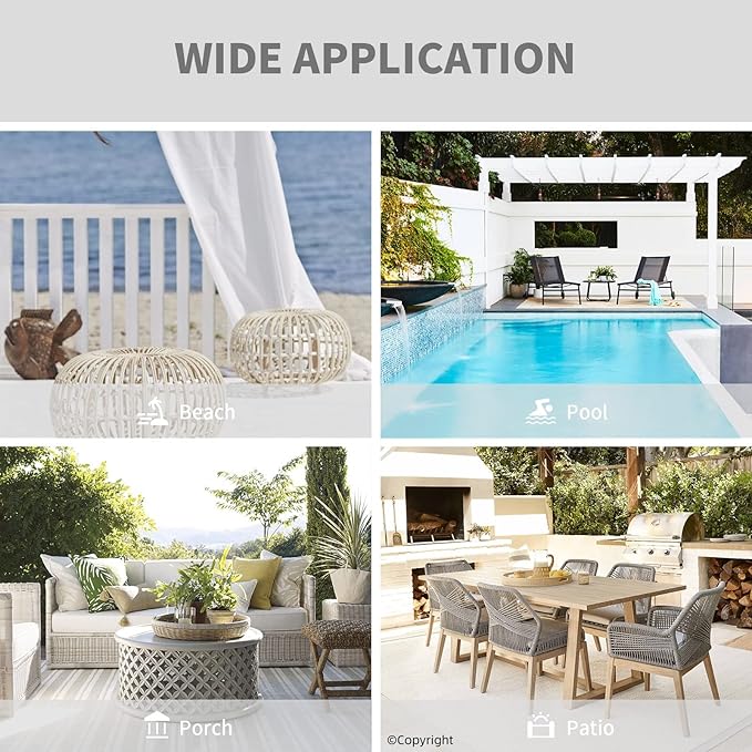 Waterproof Outdoor Curtain W105 x L108 - Image 6