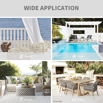 Waterproof Outdoor Curtain W105 x L108 - Image 6