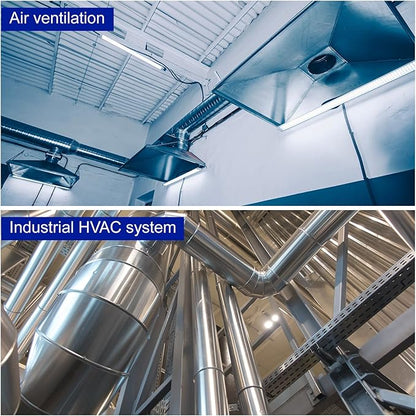 PATIKIL HVAC Duct Manual Volume Backdraft Damper, 14 Inch, Airflow Ducting - Image 7