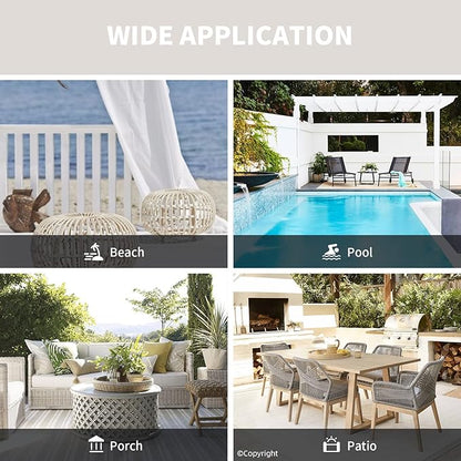 Waterproof Outdoor Curtain W105 x L108 - Image 8