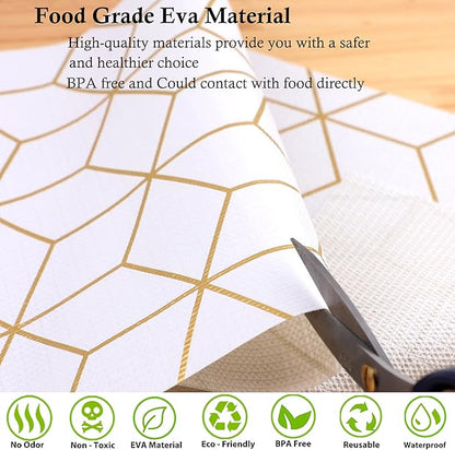 Shelf Liners for Kitchen Cabinets 24 Inch Wide X 20 Ft Non Adhesive Cabinet - Image 6