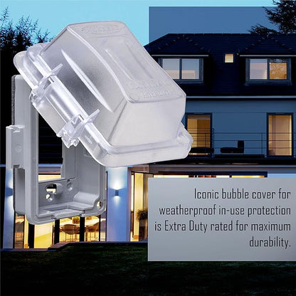 TayMac MM420C 1-Gang Nonmetallic Extra Duty Weatherproof In-Use - Image 7