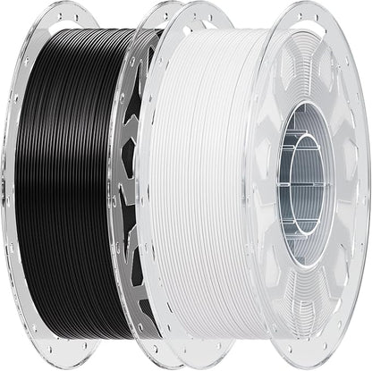 Creality 2 kg Black & White PLA 1.75mm Filament, 3D Printer Filament Bundle by Creality